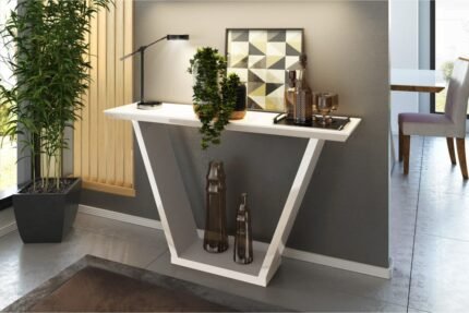 APARADOR DJ MÓVEIS FRATELLO SEM ESPELHO OFF WHITE