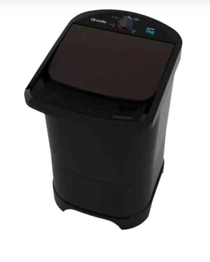 TANQUINHO DE LAVAR ROUPA POPTANK SEMIAUTOMÁTICA COM ESFREGADOR 5KG - PRETO 127V