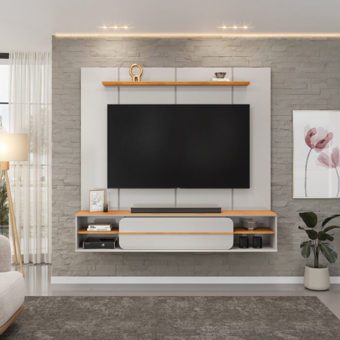PAINEL SUSPENSO PARA TV ATÉ 70" ALANA - BALI/CEDRO - Imagem 2