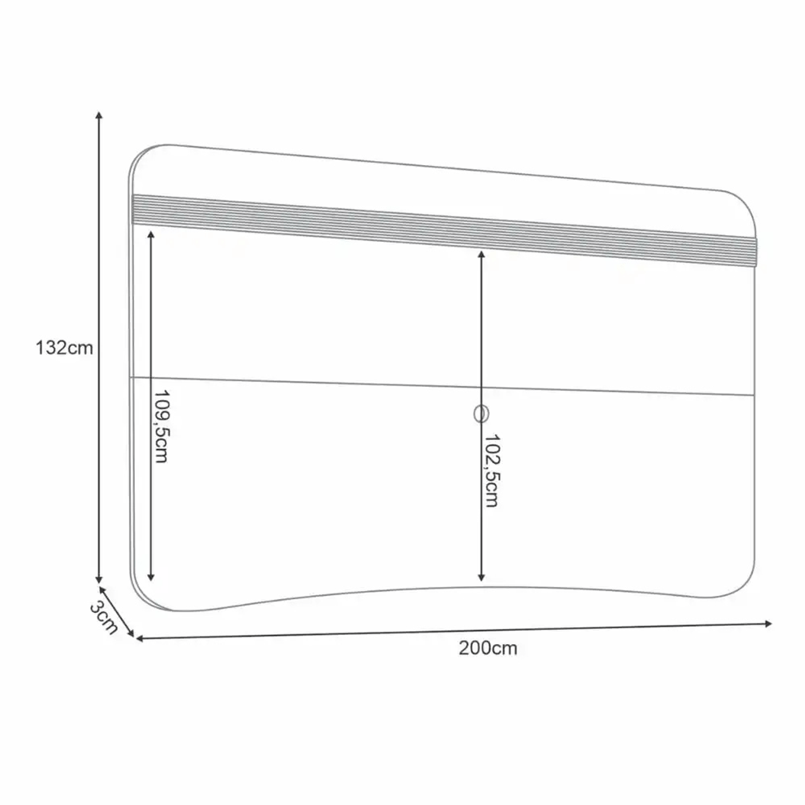 BANCADA RACK COM PAINEL SUSPENSO PARA TV ATÉ 80" HB - CINAMOMO - Imagem 3